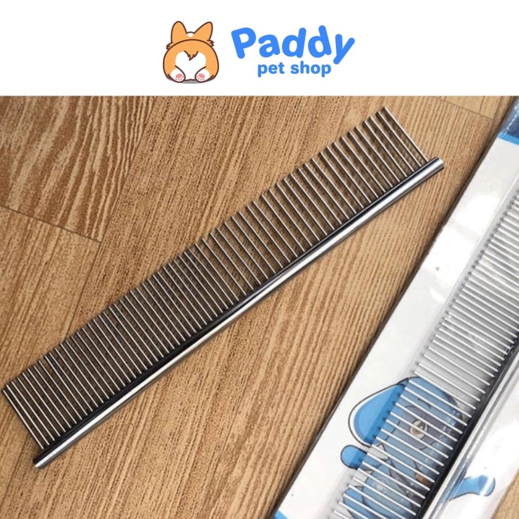 Lược Inox Chống Gỉ Chải Lông Chó Mèo