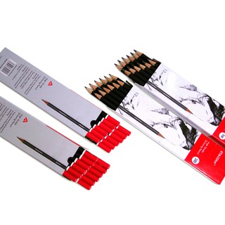 [Trợ giá] Combo 2/6 cây bút chì gỗ kỹ thuật | Độ chì 2B/3B/4B/5B/6B/HB, ngòi chống gãy, siêu nhẹ | Stacom PC101