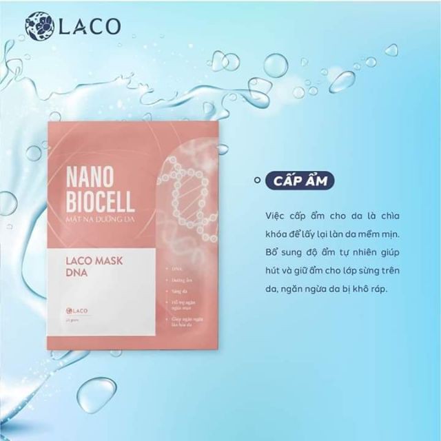 Mặt Nạ Laco Dưỡng Da Sinh Học Nano Biocell (6 miếng) | BigBuy360 - bigbuy360.vn