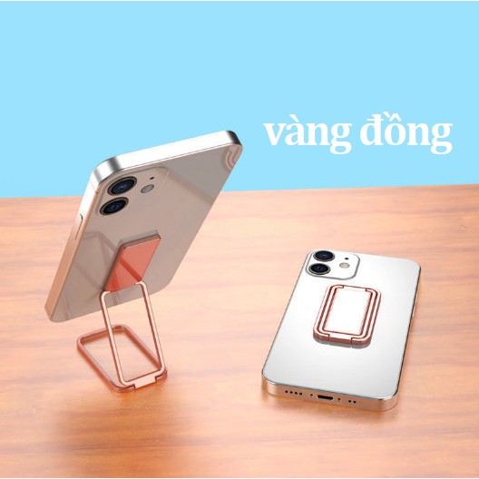 Khung đỡ Điện thoại THẺ XOAY 360 độ siêu mỏng hợp kim thiết kế ba trong một có thể gấp gọn tiện dụng cho xe hơi K391