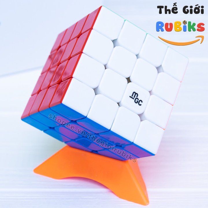 Rubik 4x4 YJ MGC 4x4 Có Nam Châm Stickerless Rubic Không Viền 4 Tầng Đồ Chơi Trí Tuệ