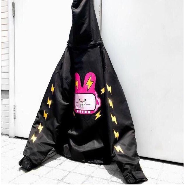 Áo Khoác Dù Unisex Hình Chuột Điện Free Size 70Kg Ảnh Thật AK02 | BigBuy360 - bigbuy360.vn