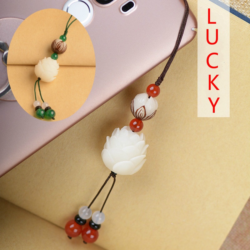 Dây Móc Khóa Hình Hoa Sen Xinh Xắn