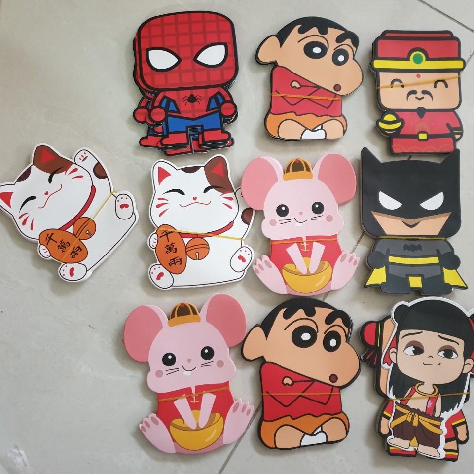 SỈ 10 CÁI BAO LÌ XÌ 3D HOTREND