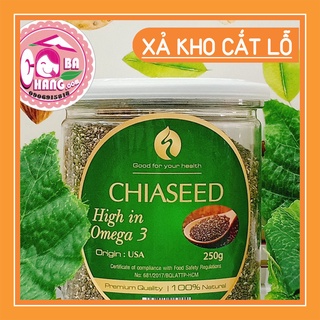 Hạt chia đen - hũ 250g thực phẩm chứa dinh dưỡng
