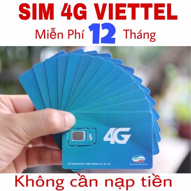 Sim VIETTEL DÙNG MẠNG 1 NĂM👉 KHÔNG CẦN NẠP THẺ