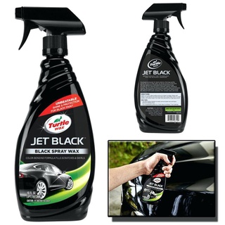 Wax xịt bóng nhanh sơn xe màu đen Turtle Wax Jet Black 680ml