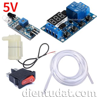 Combo Tự Làm Máy Phun Nước Tự Động 5V