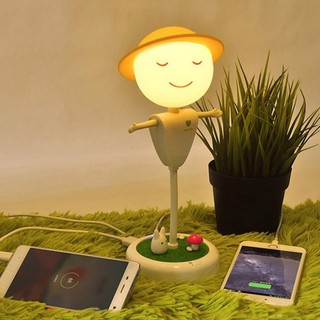 Đèn ngủ để bàn hình người siêu đáng yêu TW-L10 - Sáng trắng DLC