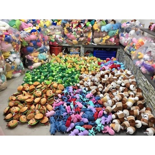 gấu bông móc khoá balo size 12-15cm