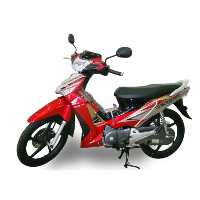 Bộ nhựa võ đầu đèn xe FUTURE X 125 màu đỏ zin honda
