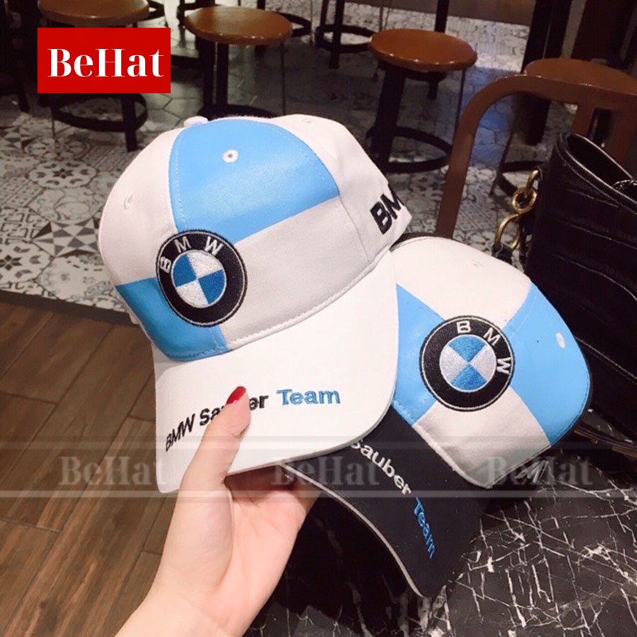 Mũ Lưỡi Trai Siêu Xe BMW Cao Cấp, Hàng Xuất, Chất Liệu Dày, Đầy Đủ Tem