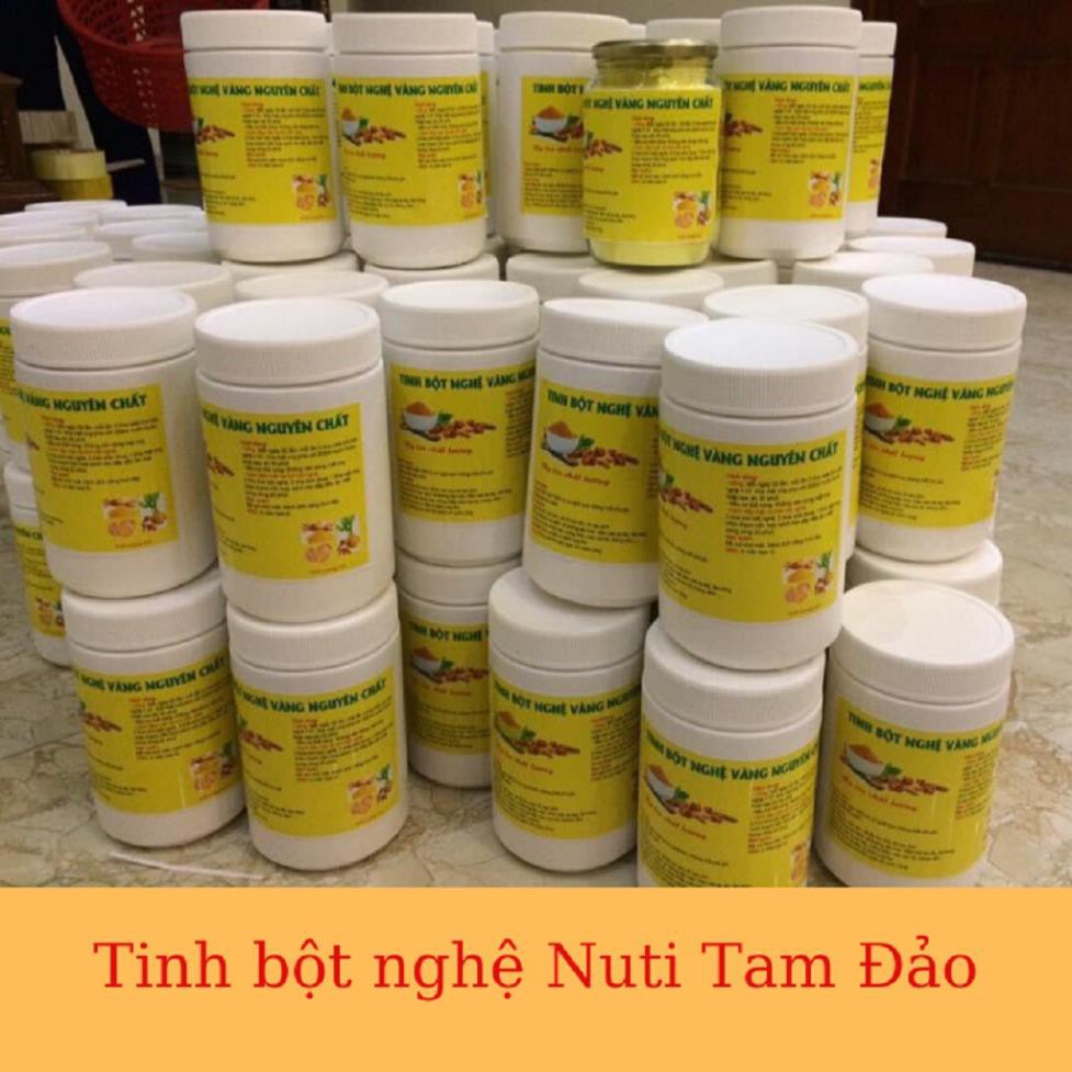 Tinh bột nghệ đen nguyên chất TAM-ĐẢO 500g, bột nghệ làm đẹp cải thiện tình trạng đau dạ dày liền sẹo vết thâm hiệu quả