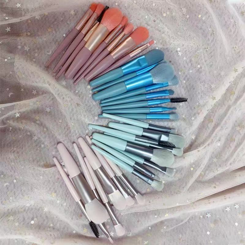 Bộ 8 cọ trang điểm đánh phấn má hồng, phấn phủ, kem che khuyết điểm, phấn mắt chuyên nghiệp