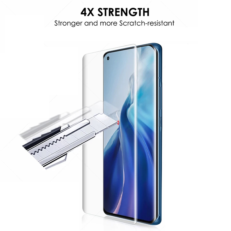 Kính cường lực toàn màn hình keo UV cho Xiaomi Mi 13 12 12s 11 Ultra Note 10 Lite Pro 5G 4G 2023