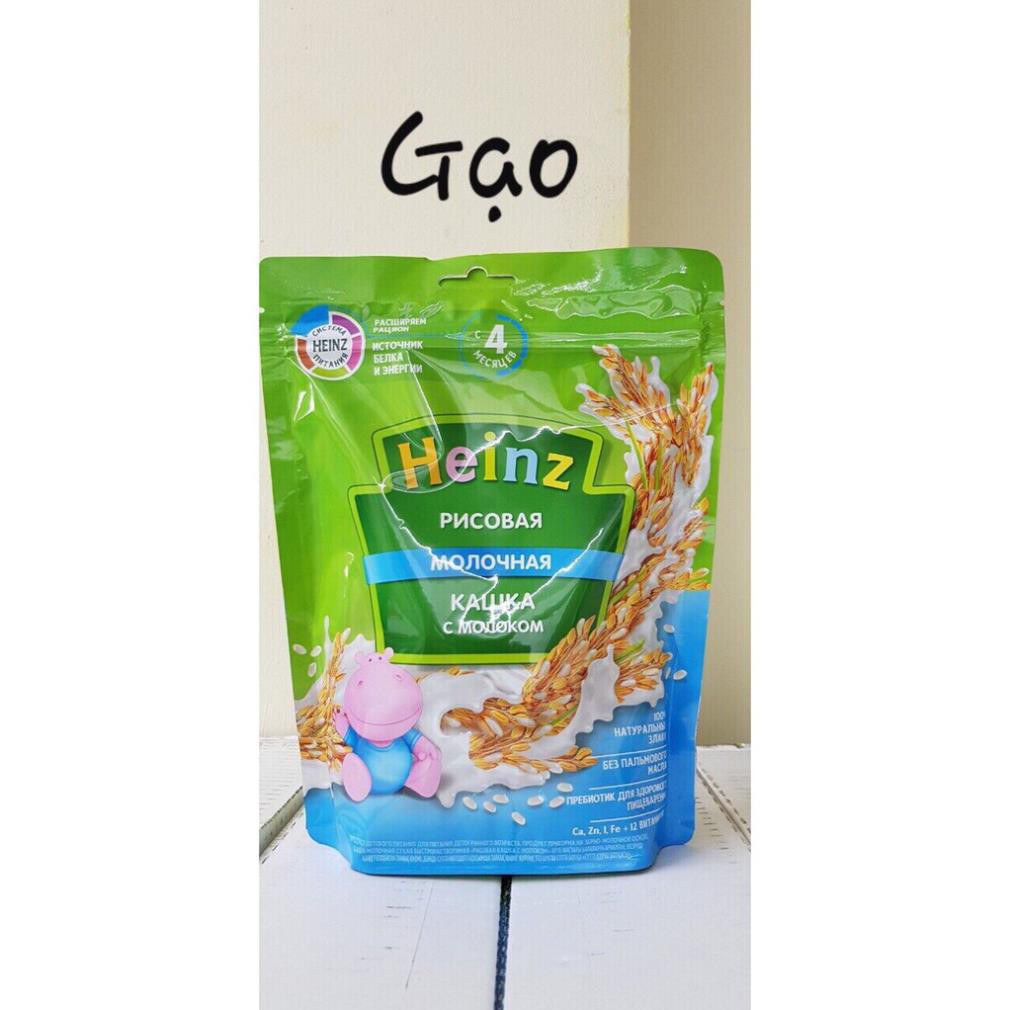 Bột ăn dặm Heinz Nga gói 200g đủ vị cho bé từ 4 tháng