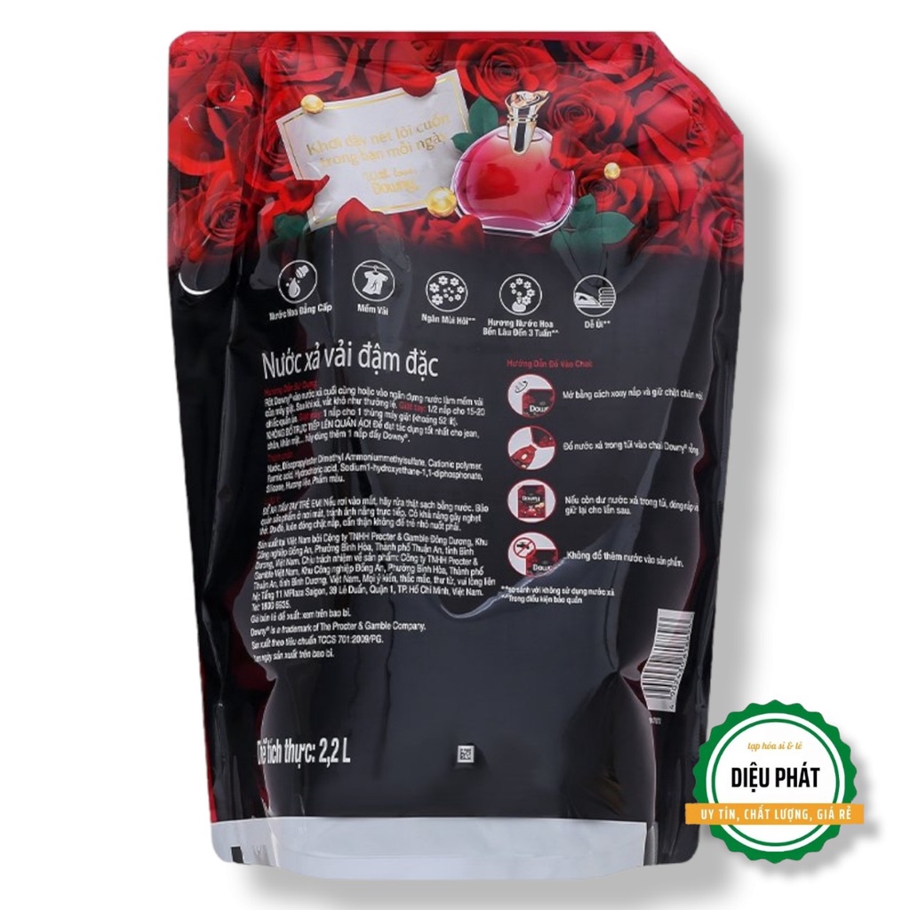 ⚡️ Nước Xả Vải Downy Hương Nước Hoa Đam Mê Túi 2 Lít