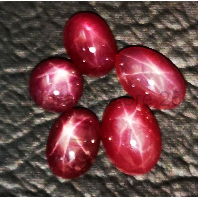 Nhẫn Đính Đá Ruby Đỏ Tự Nhiên 6 Kiểu