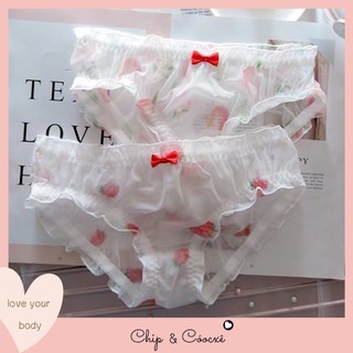 Quần lót lưới cạp thấp phong cách Nhật