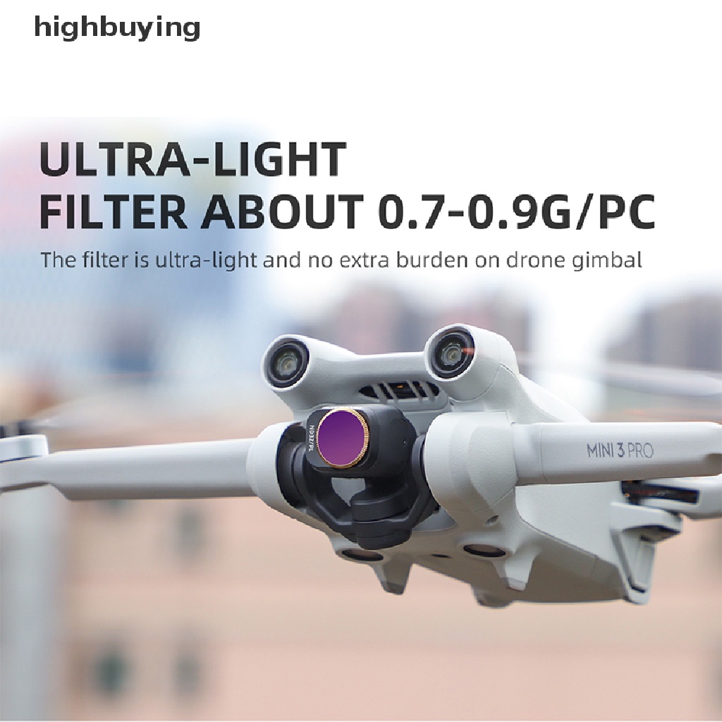Kính Lọc Phân Cực ND16 ND8 / PL Mini 3 Pro Điều Chỉnh Được Chuyên Dụng Cho Kính Lọc Máy Ảnh