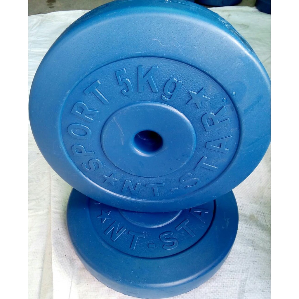 Bộ 2 tạ miếng nhựa 10kg