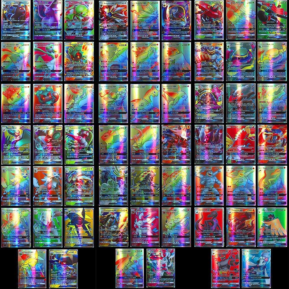 Set 20 Thẻ Bài Pokemon GX Siêu Rare Kiểu Dáng Ngẫu Nhiên Dành Cho Trẻ Em