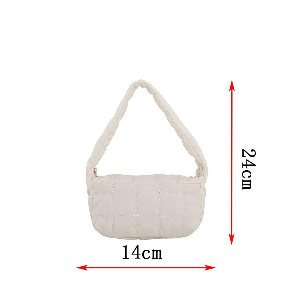 Túi Đeo Vai Bằng Nylon Cotton Chần Bông Nhiều Màu Sắc Thời Trang Cho Nữ