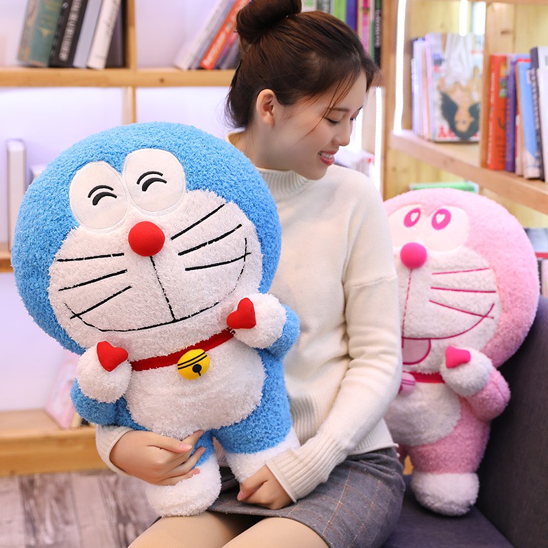 ☑Mèo máy Doraemon nhồi bông thiết kế dễ thương xinh xắn