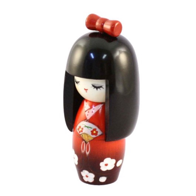 Búp bê Mai, búp bê Kokeshi, búp bê gỗ Nhật Bản, búp bê Nhật Bản handmade cam kết hàng chính hãng