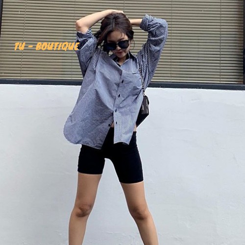 Quần legging lửng thái nâng mông đùi nữ ngố cạp cao lưng thun siêu co giãn