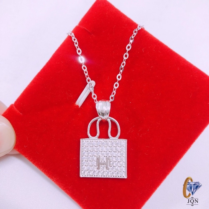 Dây chuyền nữ bạc thật mặt khoá chất liệu bạc ta chuẩn sáng đẹp, sang chảnh/ JQN gian hàng uy tín, chất lượng