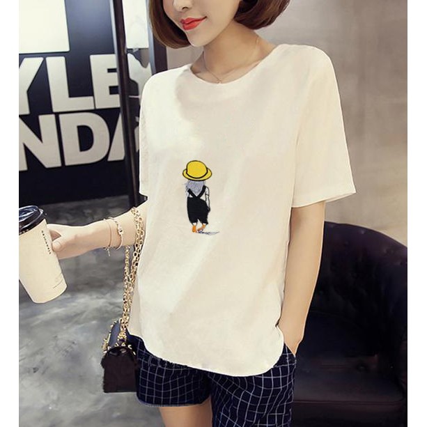 Áo phông nữ thun cotton xịn, form rộng cực phong cách.