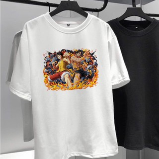 Áo thun Unisex Luffy cùng ACE