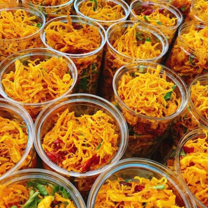 Khô Gà Lá Chanh Loại Chuẩn giòn ngon đậm vị  (300g) | BigBuy360 - bigbuy360.vn