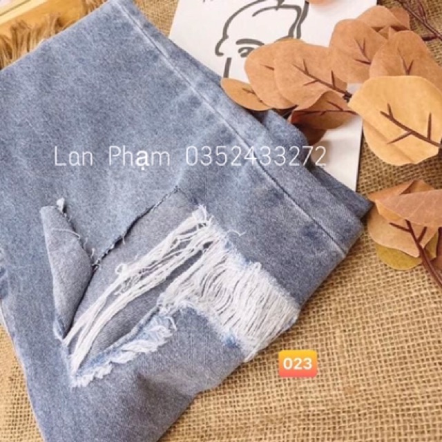 QUẦN JEAN RÁCH ỐNG RỘNG CÁ TÍNH🎯mã 023 | BigBuy360 - bigbuy360.vn