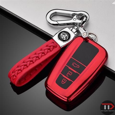 Vỏ TPU Bảo Vệ Chìa Khóa Cho Xe Toyota Prius Camry Corolla C-HR CHR RAV4 Prado 2018