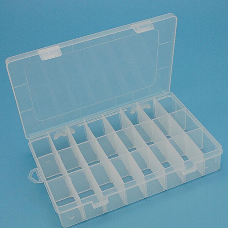 Hộp nhựa 24 ngăn dùng đựng trang sức tiện dụng