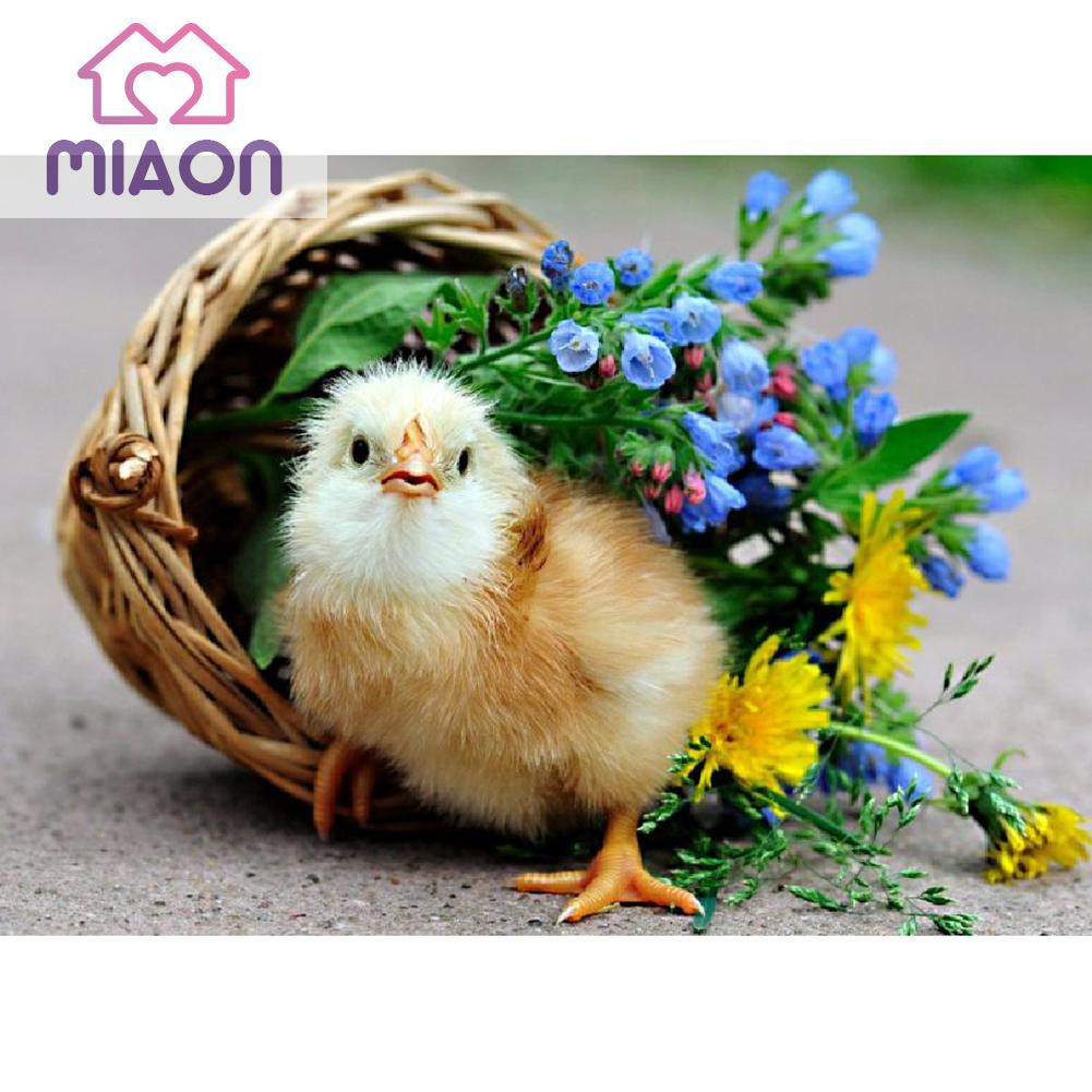 5D DIY Full Drill Diamond Painting Chick Cross Stitch Embroidery Ornaments