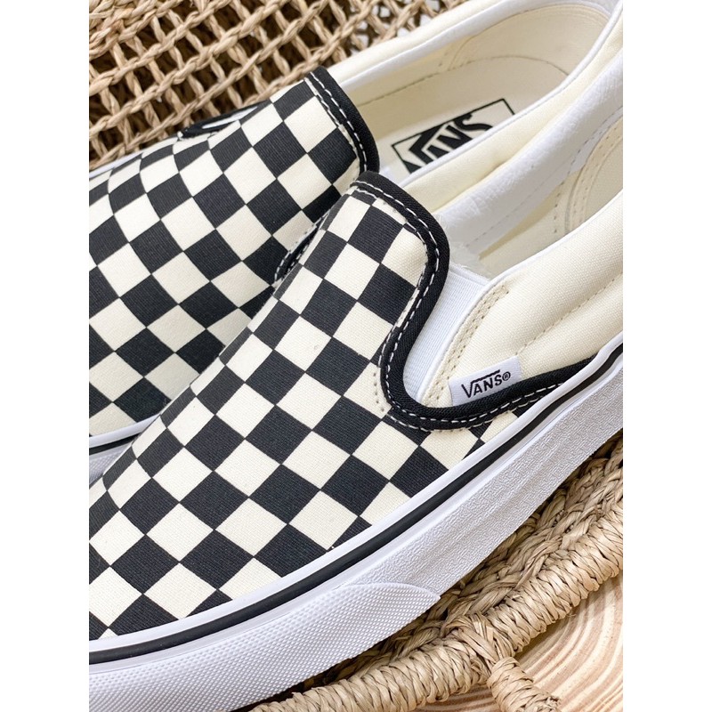 Vans caro slip on, giày vans caro nam nữ CHÍNH HÃNG cao cấp Full box