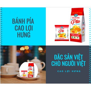 Bánh pía lá dứa sầu riêng (12 gói)