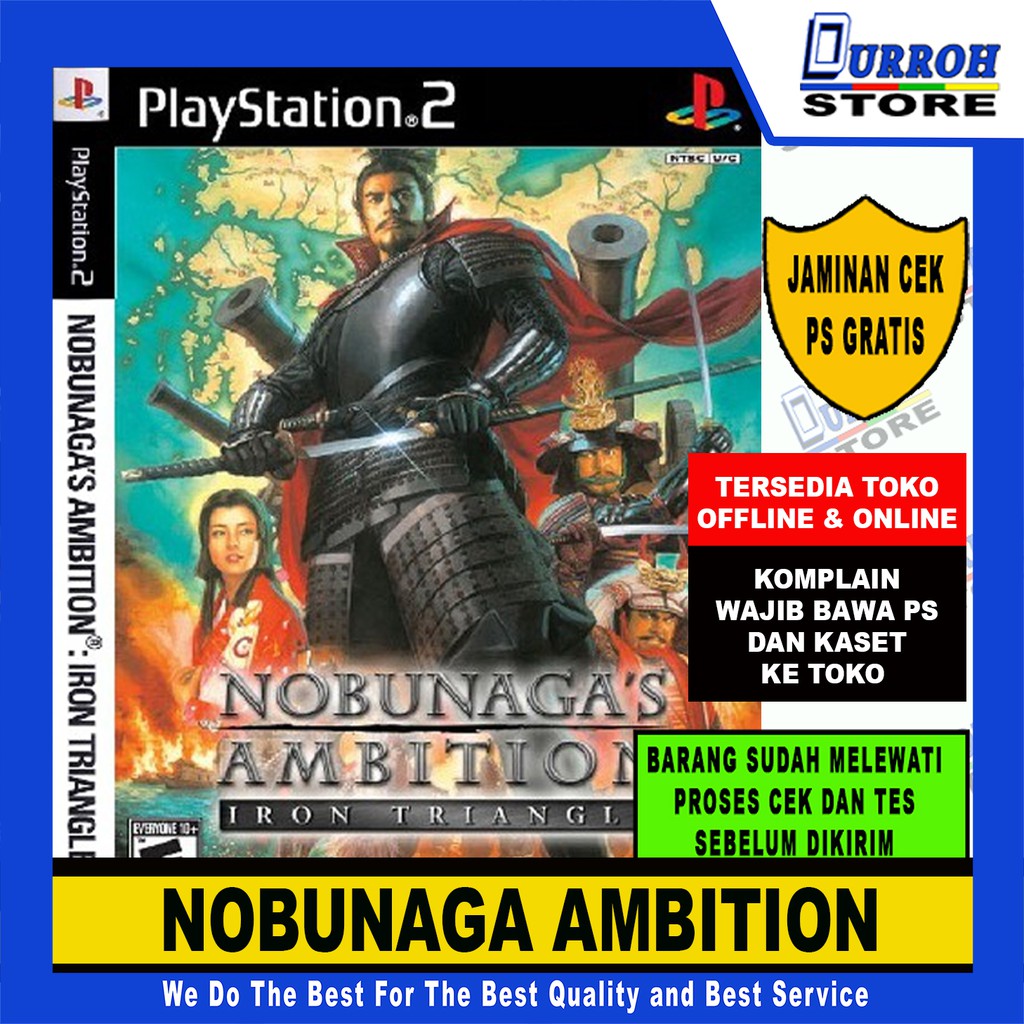 Đĩa Dvd Ps2 / Playstation 2 Nobunaga