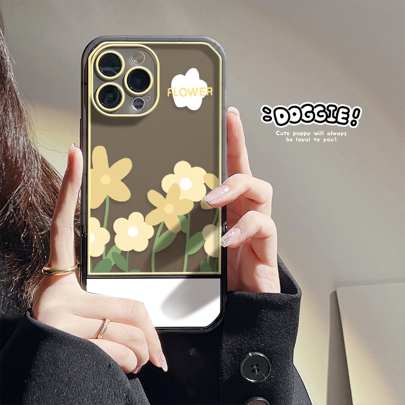 Ốp Điện Thoại Silicon Mềm Chống Sốc Họa Tiết Hoa Cho IPhone 7 8 Plus 13 11 12 Pro MAX X XR XS MAX SE 2020 6S 6 Đứng