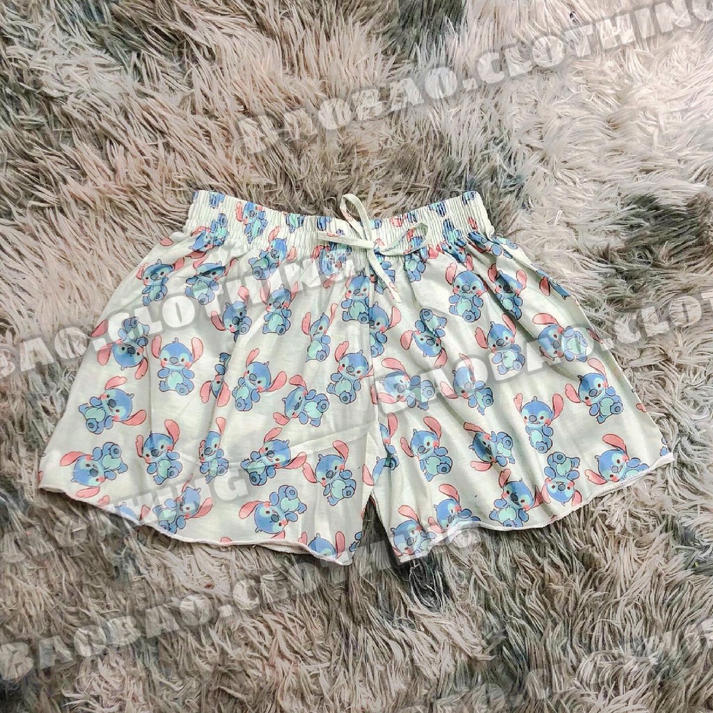 Quần Short Nữ Mặc Nhà Họa Tiết Kitty - BaoBao.Clothing [FREESHIP] - Quần đùi nữ mặc nhà say hi kít ty cute phomaique