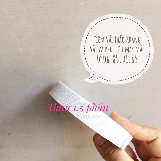 🍓 Dây Thun Lưng Quần Chất Lượng Cuộn 5 Mét/ 10 Mét  Màu Trắng, Màu Đen may lưng thun quần dùng trong may mặc, phụ liệu🍓