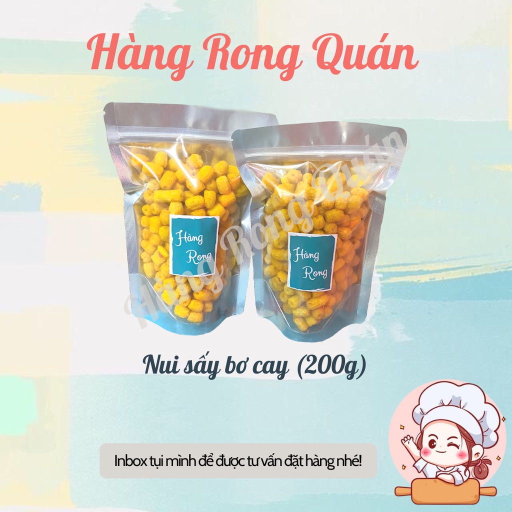 Nui sấy bơ cay (200g)