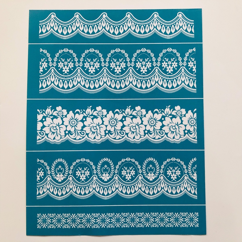 Tấm Lưới In Hoa Tự Dính Dùng Trang Trí DIY