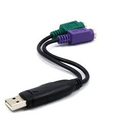 Cáp chuyển (Phím.chuột) UNITEK USB ra 2 đầu PS2