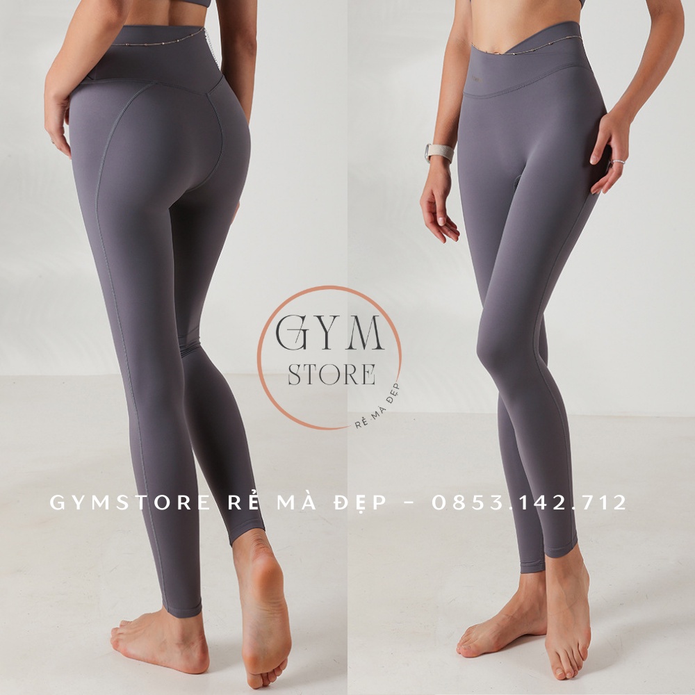 Quần Legging Lulu Cạp Cao Gen Bụng Nâng Mông Thể Thao Nữ Tập Gym Siêu Co Giãn Thoáng Mát 𝐆𝐘𝐌𝐒𝐓𝐎𝐑𝐄 1262