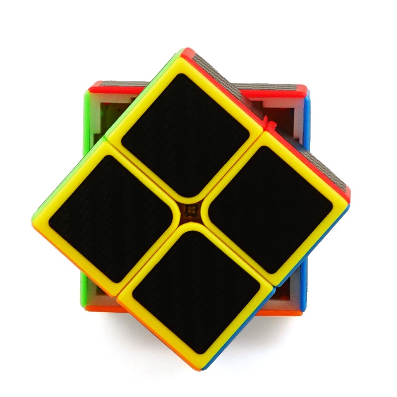 Rubik 2×2 Carbon SENGSO - Rubic 2x2 SPEED CUBE Xoay Nhanh Mượt - Khối Robic 2 2 Nha Trang - CB2201