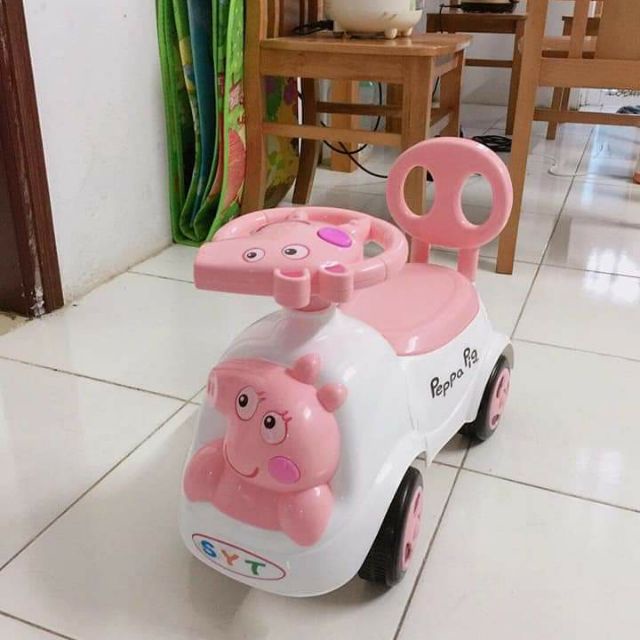 Xe chòi chân ô tô hình heo peppa